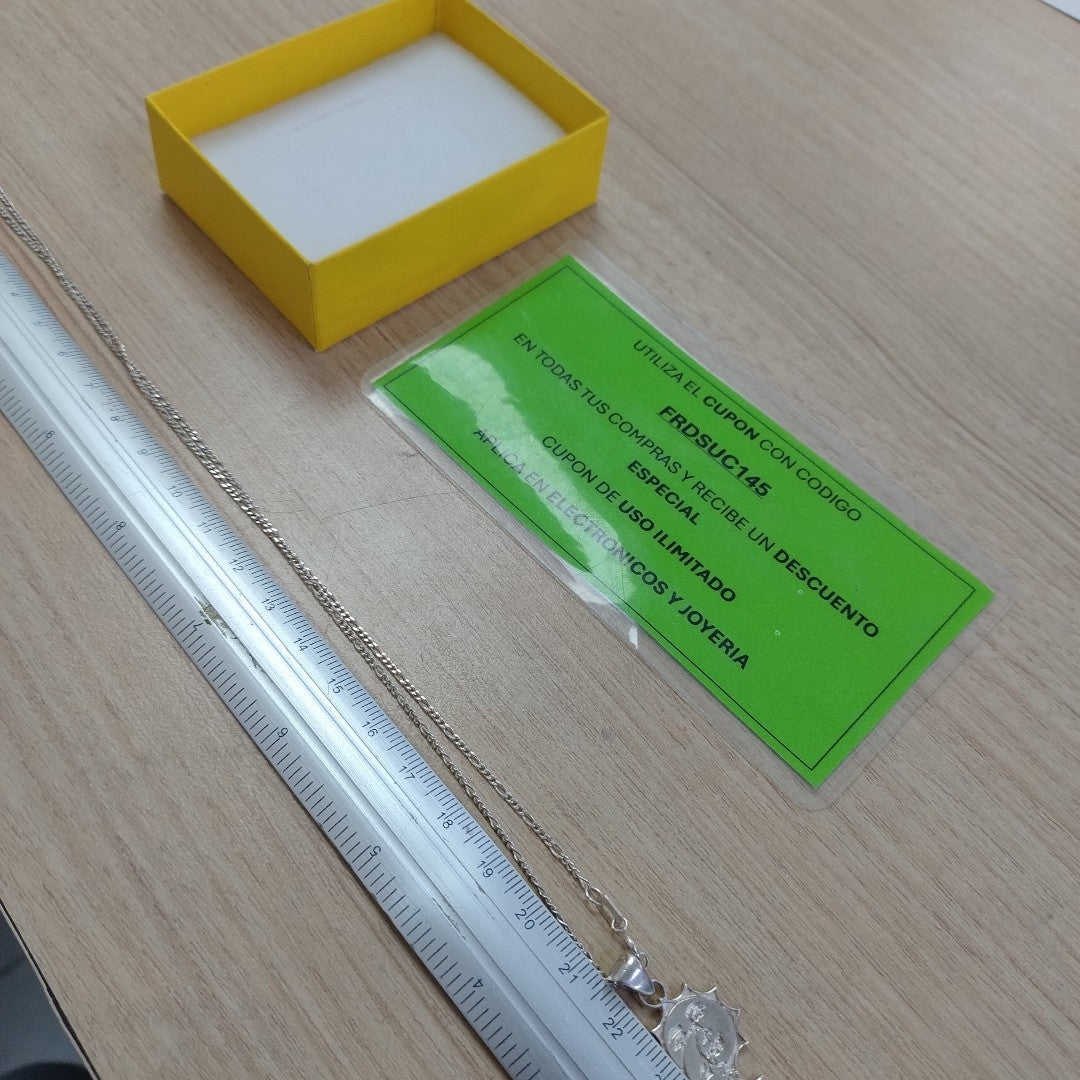 CADENA, DIJE PLATA 4.2 GRMS (SEMINUEVO)