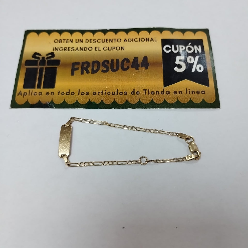 ESCLAVA ORO 14 K 1.7 GRMS (SEMINUEVO)