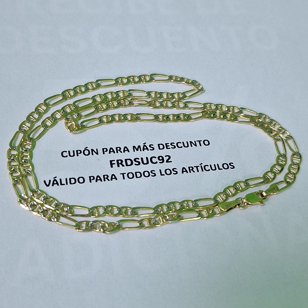 CADENA TEJIDO 3X1 8.4G 55 CM (NUEVO)