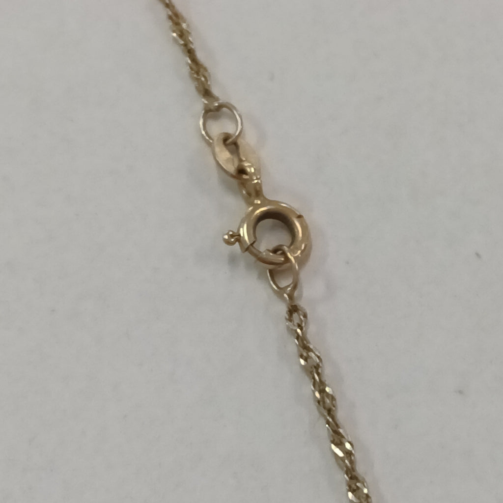 CADENA,CRUCIFIJO ORO 14 K 2,30 GRMS (SEMINUEVO)