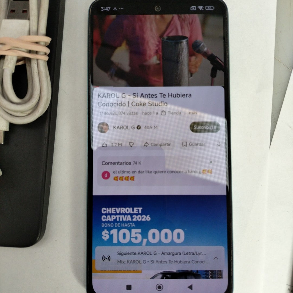 CELULAR XIAOMI REDMI NOTE 14 24117RN76L (2025) 256 GB 8 GB RAM (SEMINUEVO)