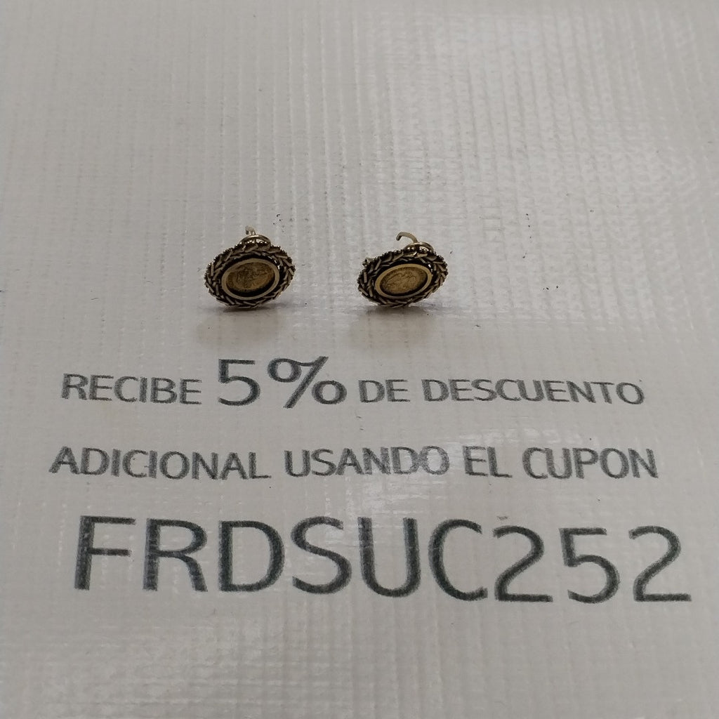 K1 5 GRMS 10 K IDENTIFICACIÓN ARETES PAR MATERIALES ORO OBSERVACIONES (SEMINUEVO)
