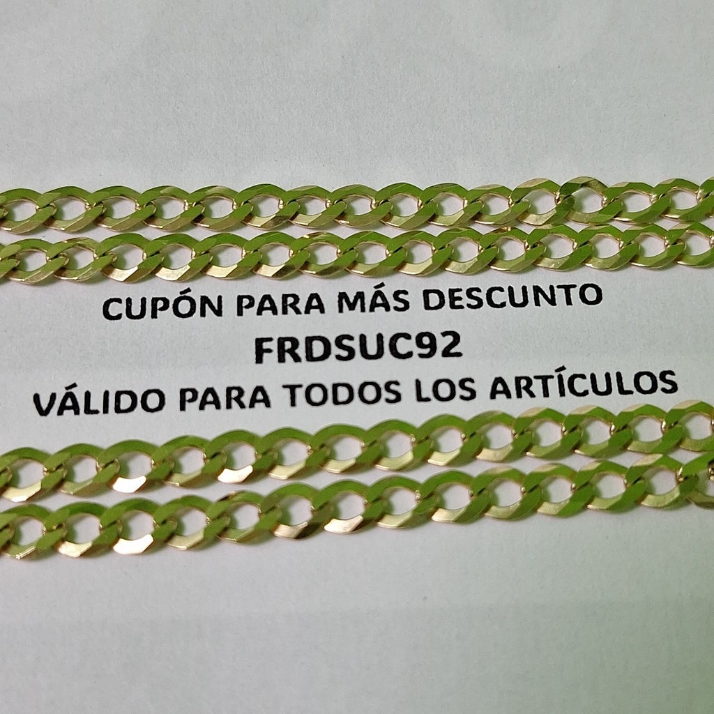 CADENA TEJIDO BARBADA 14.2G 60 CM (NUEVO)