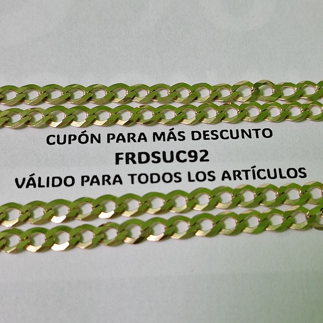 CADENA TEJIDO BARBADA 14.2G 60 CM (NUEVO)