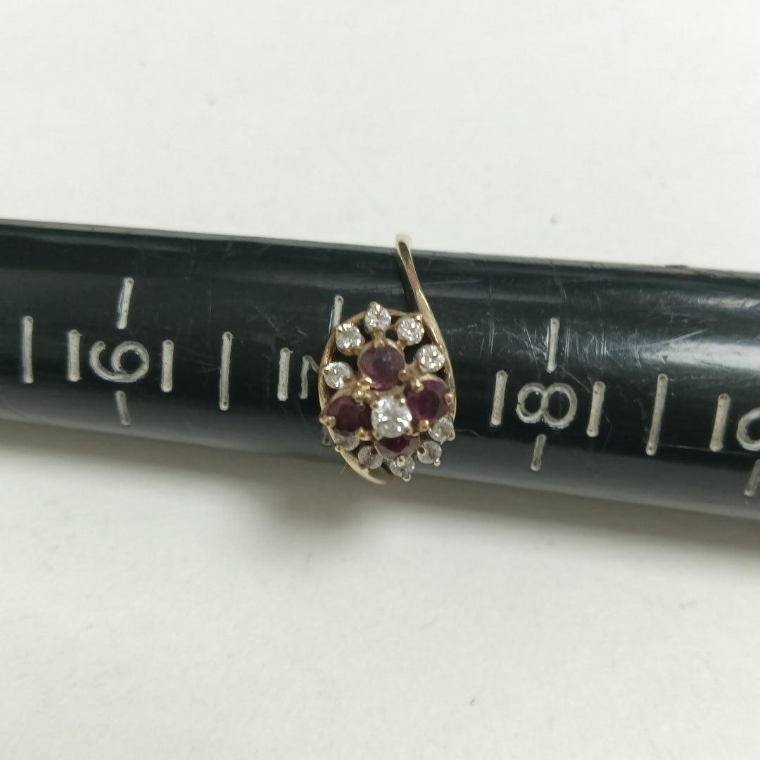 ANILLO ORO 14 K 2.4 GRMS (SEMINUEVO)