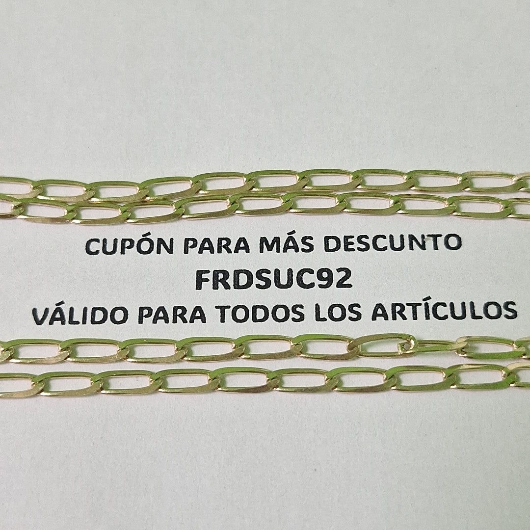 CADENA TEJIDO ESLABONES 6.8G 55 CM (NUEVO)