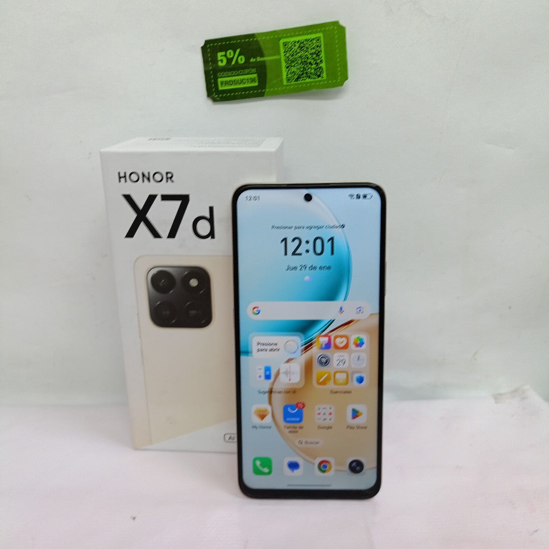 CELULAR HONOR X7D LGN-LX3 (2025) 256 GB 8 GB RAM (SEMINUEVO)