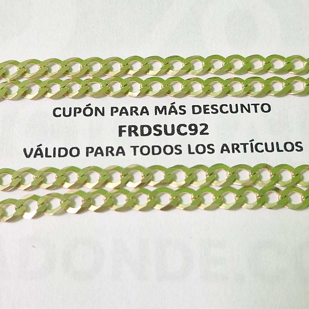 CADENA TEJIDO BARBADA 13.1G 55 CM (NUEVO)