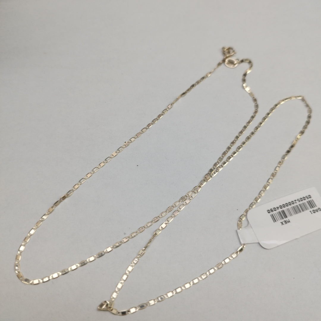 CADENA TEJIDO MARINERO 2.11GR 55 CM (NUEVO)