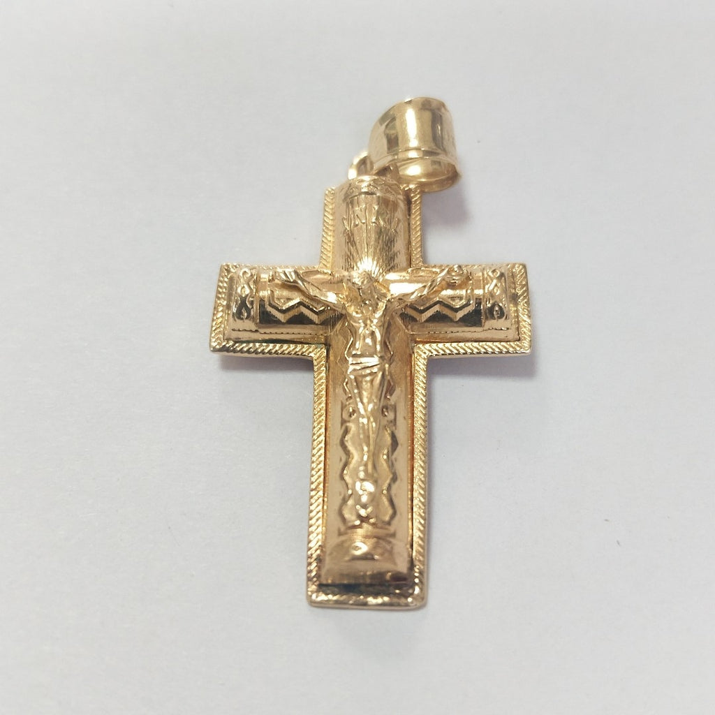 K1 5,00 GRMS 10 K ESPECIFICACIONES COMPLEMENTARIAS CRUCIFIJO MARCAS DE CALADO (SEMINUEVO)