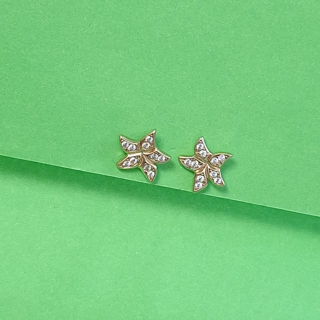 BROQUELES ORO 14K 1.2 (NUEVO)