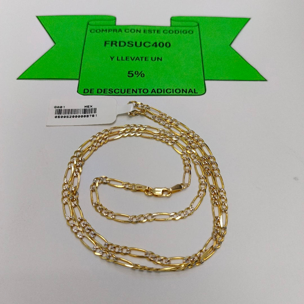 CADENA TEJIDO 3X1 9.1G 60 CM (NUEVO)