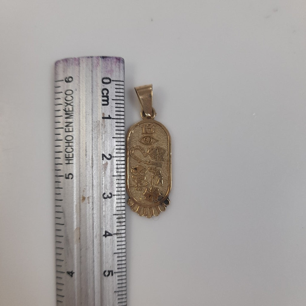 K1 2,90 GRMS 14 K ESPECIFICACIONES COMPLEMENTARIAS DIJE DE LA SUERTE (SEMINUEVO)