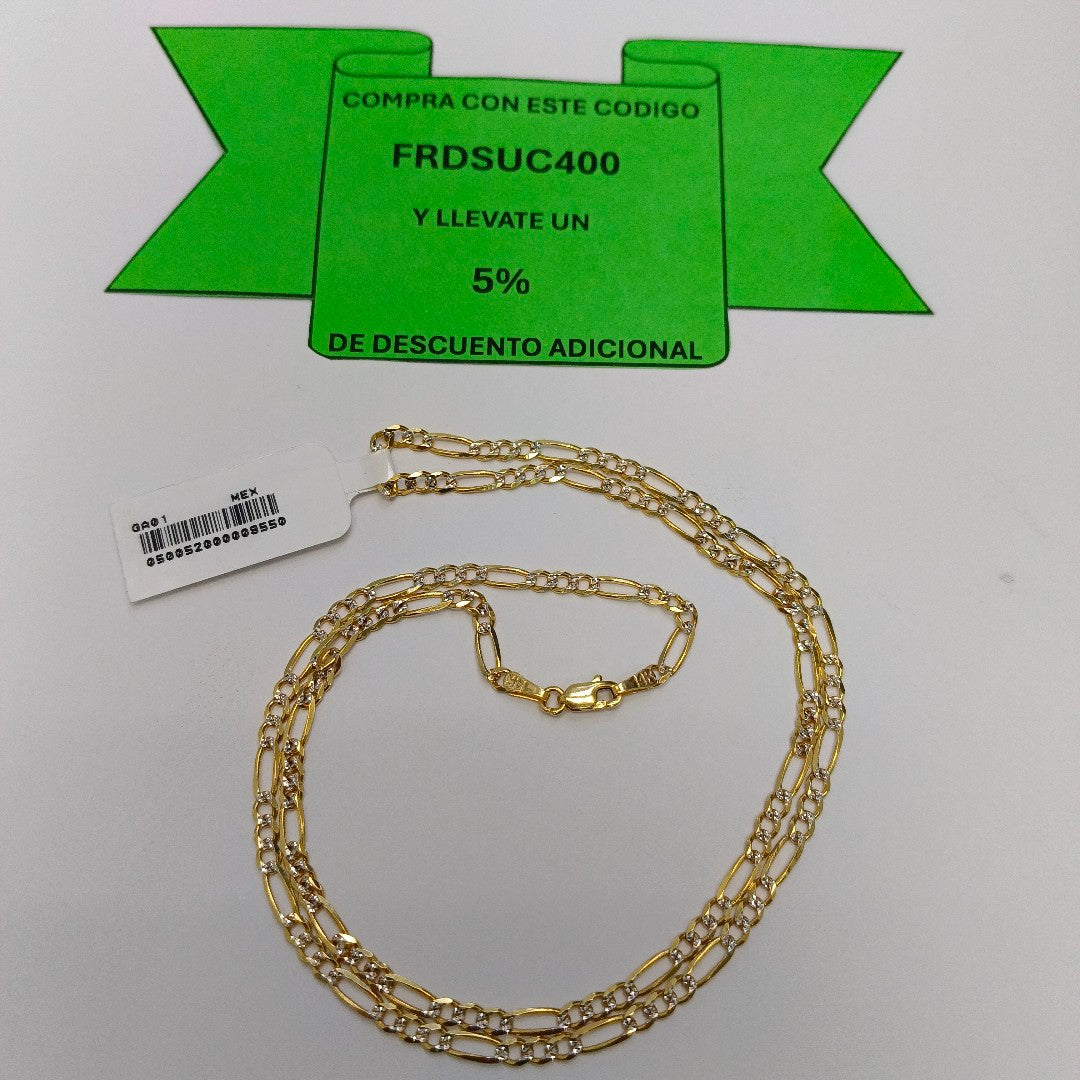 CADENA TEJIDO 3X1 8.4G 55 CM (NUEVO)