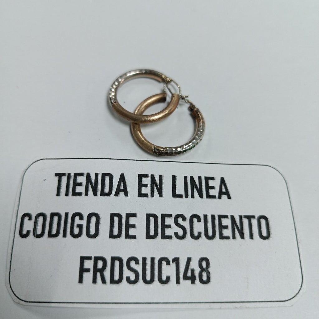 ARRACADAS PAR ORO 10 K 4 GRMS (SEMINUEVO)