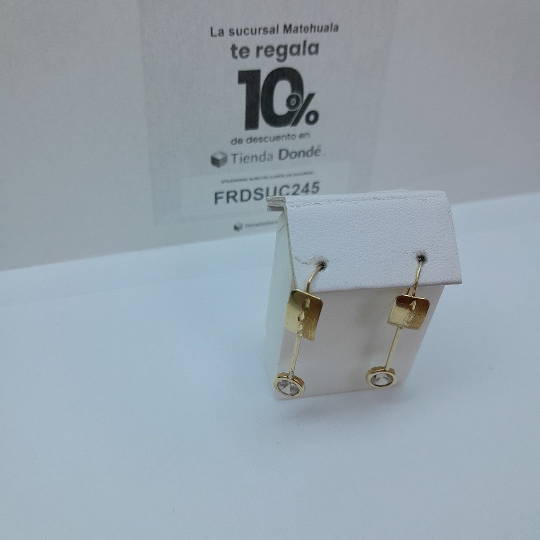 ARETES PAR ORO 10 K 1,60 GRMS (SEMINUEVO)