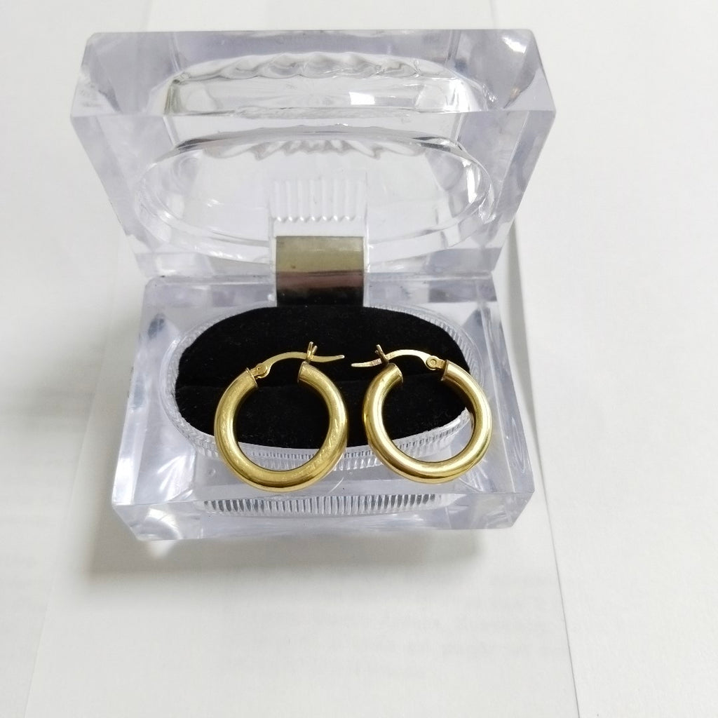 ARRACADAS PAR ORO 14 K 2,50 GRMS (SEMINUEVO)