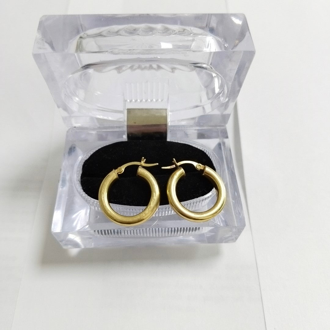 ARRACADAS PAR ORO 14 K 2,50 GRMS (SEMINUEVO)