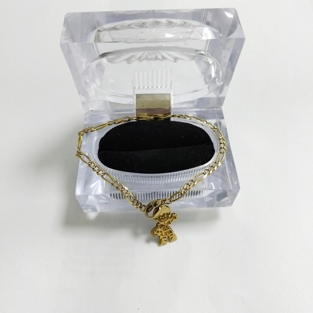 DIJE, PULSERA ORO 10 K 4.4 GRMS (SEMINUEVO)