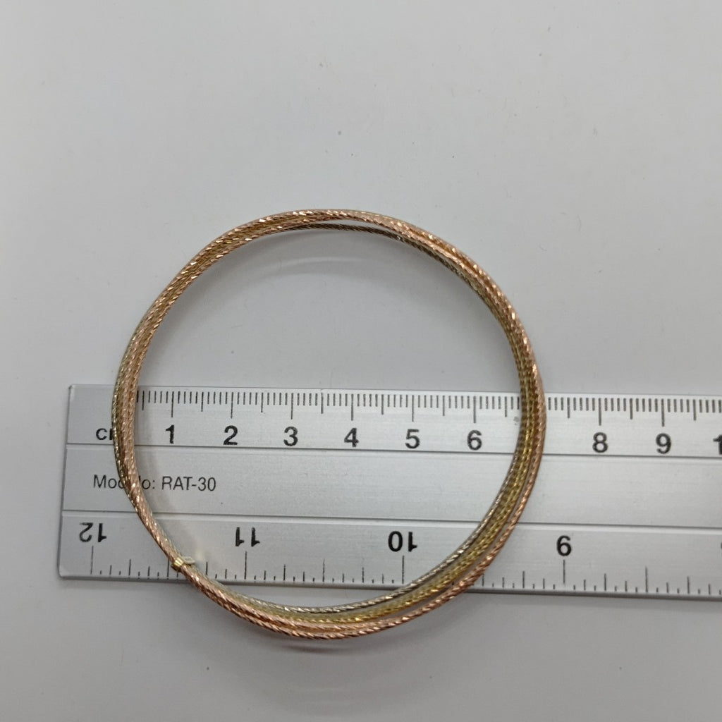 SEMANARIO DE PULSERAS ORO,ORO COMBINADO 10 K 10,90 GRMS (SEMINUEVO)