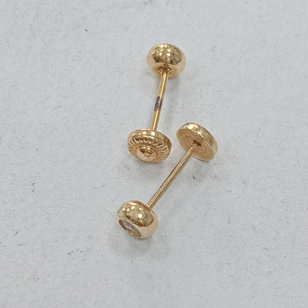 BROQUELES PAR ORO 14 K 0.6 GRMS (SEMINUEVO)