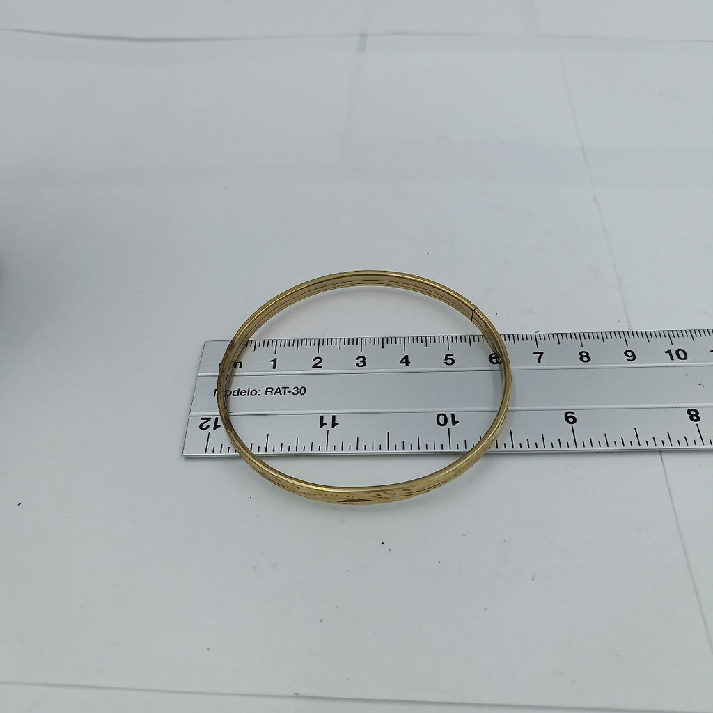 PULSERA RIGIDA ORO 10 K 5.5 GRMS (SEMINUEVO)