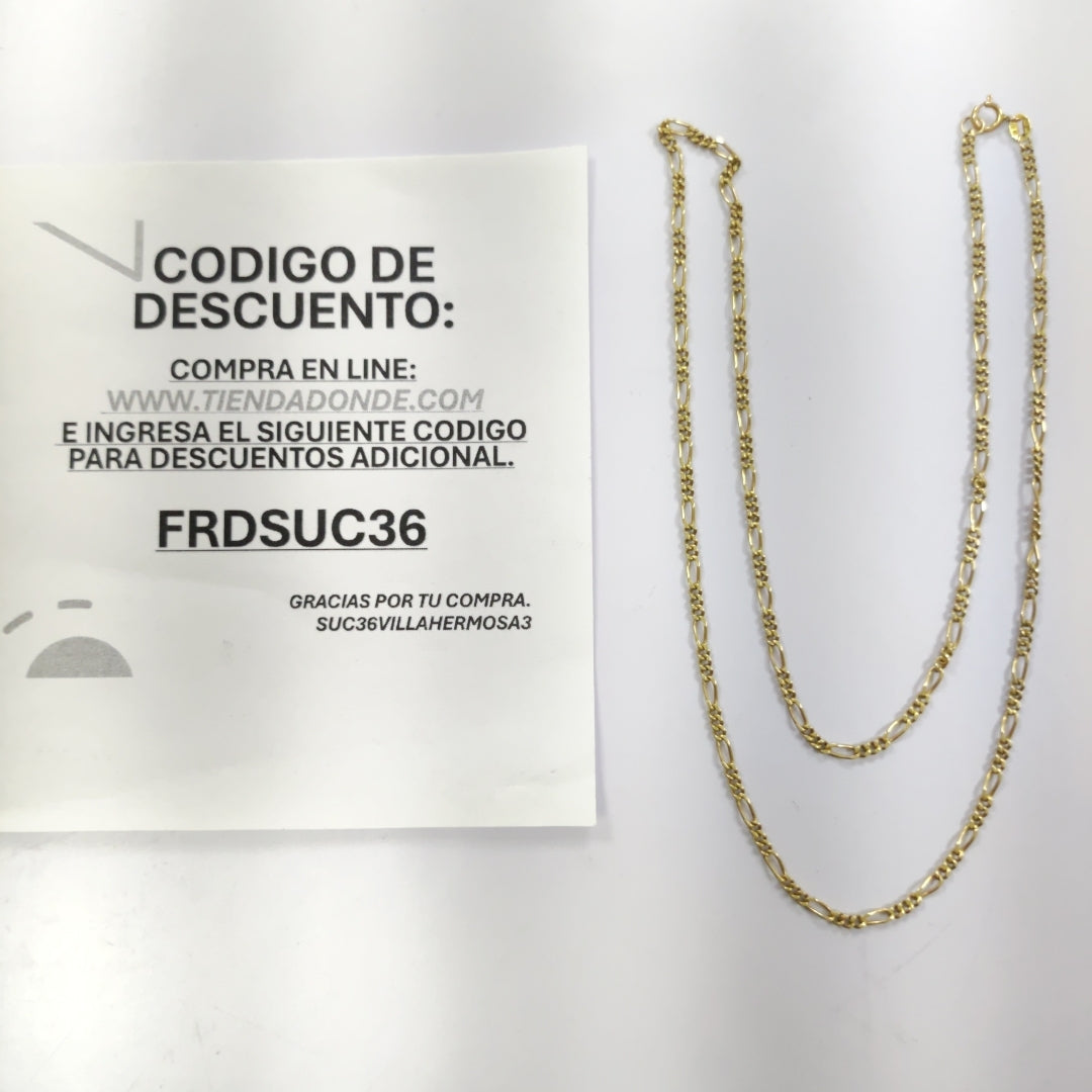 CADENA ORO 14 K 5.9 GRMS (SEMINUEVO)