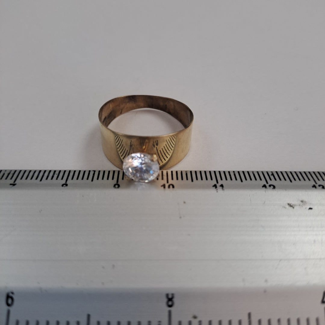 SOLITARIO ORO 10 K 2.4 GRMS (SEMINUEVO)