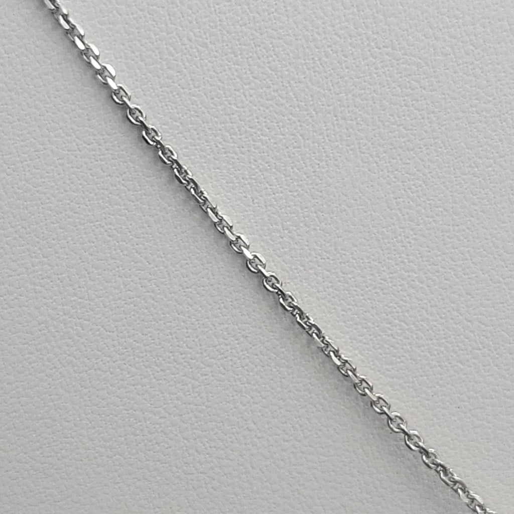 CADENA,DIJE ORO BLANCO 18 K 4,40 GRMS (SEMINUEVO)