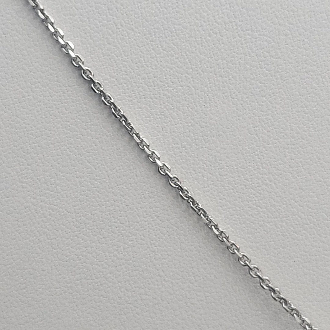 CADENA,DIJE ORO BLANCO 18 K 4,40 GRMS (SEMINUEVO)