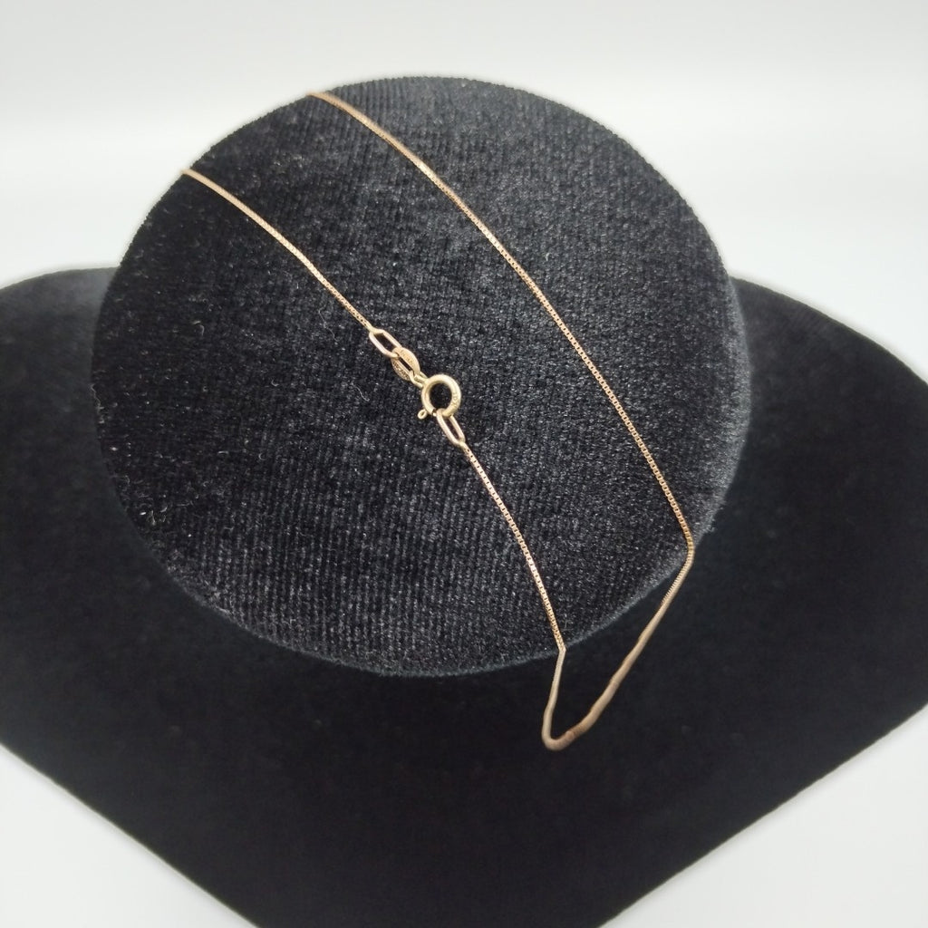 K1 1,00 GRMS 14 K ESPECIFICACIONES COMPLEMENTARIAS CADENA TJ COLA RATON (SEMINUEVO)