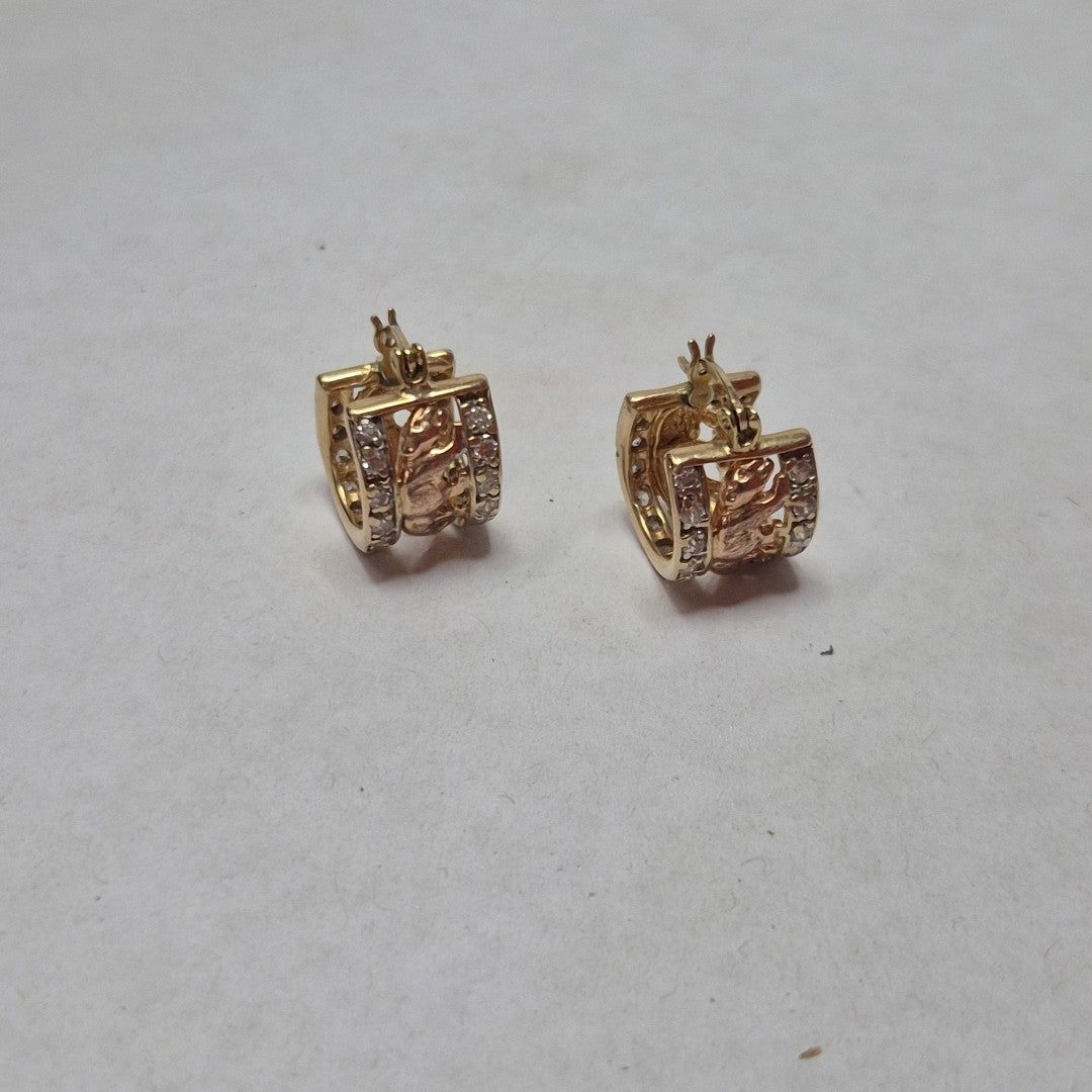 ARETES PAR ORO 10 K 7,90 GRMS (SEMINUEVO)