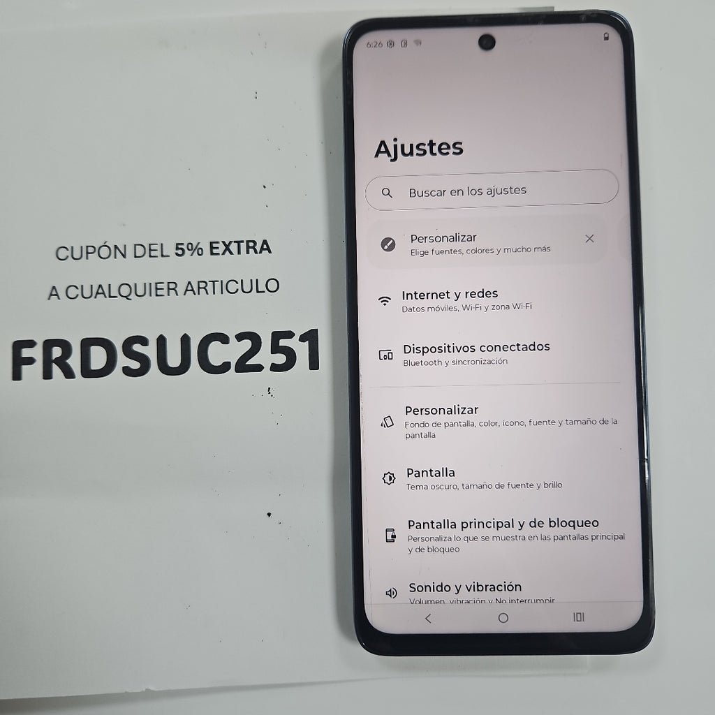 CELULAR MOTOROLA MOTO G56 5G XT2529-1(2025) 256 GB 8 GB RAM (SEMINUEVO)