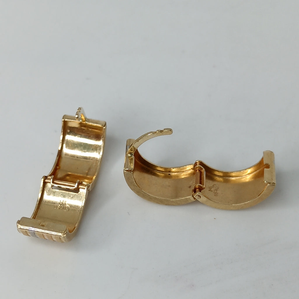 ARRACADAS PAR ORO 14 K 3.6 GRMS (SEMINUEVO)
