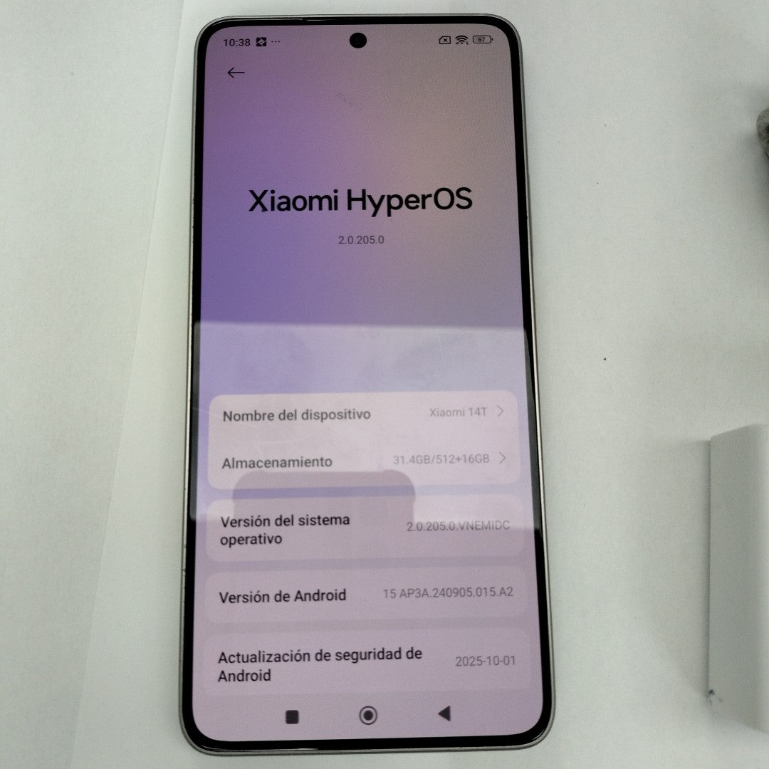CELULAR XIAOMI 14T 5G 2406APNFAG (2024) 512 GB 16 GB RAM (SEMINUEVO)