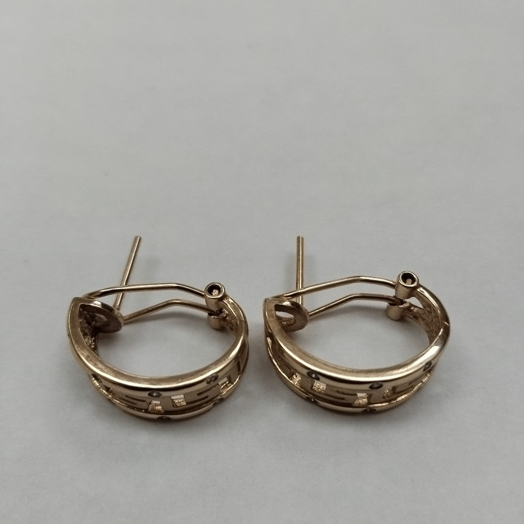 ARRACADAS PAR ORO 14 K 6,90 GRMS (SEMINUEVO)