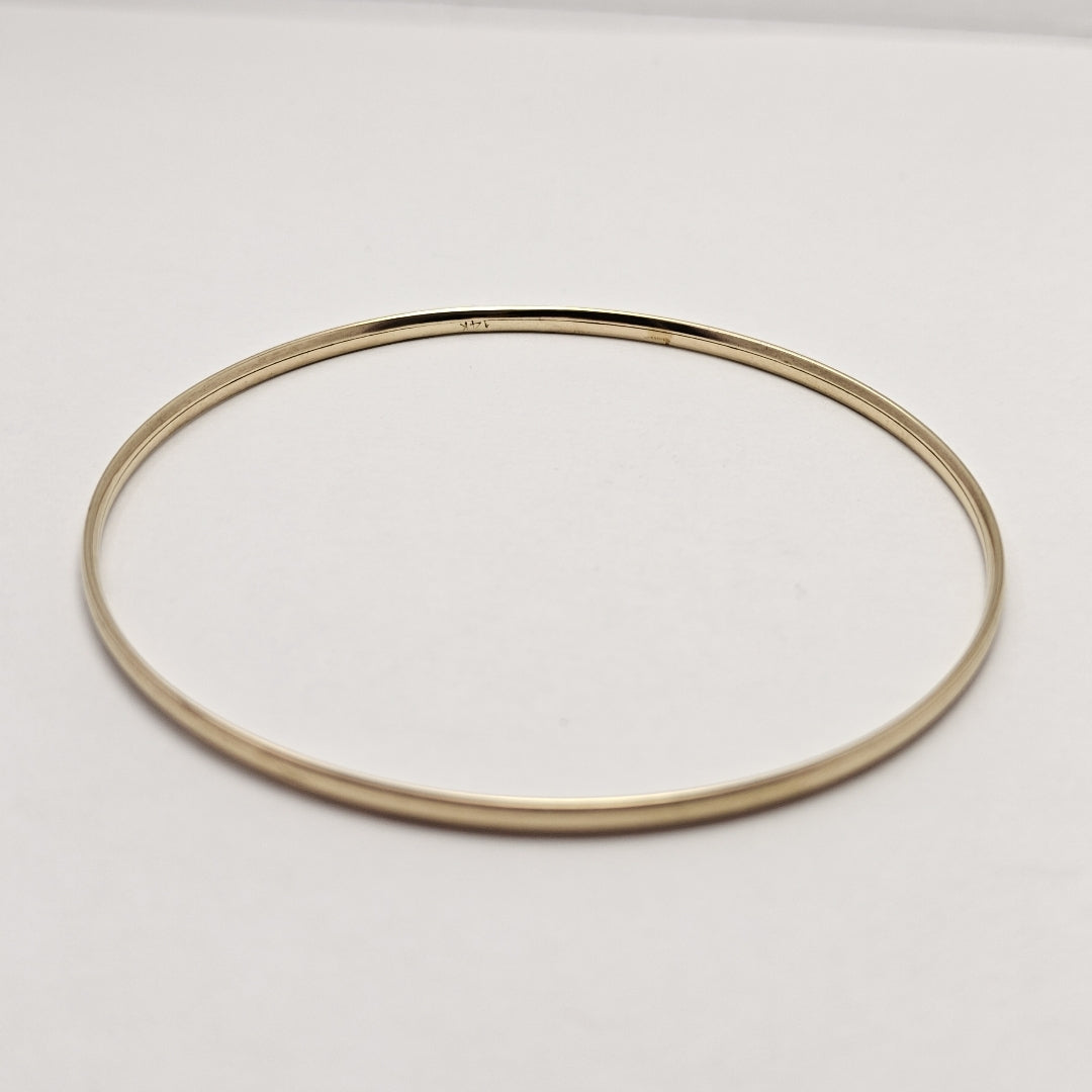 PULSERA RIGIDA ORO 14 K 4,20 GRMS (SEMINUEVO)