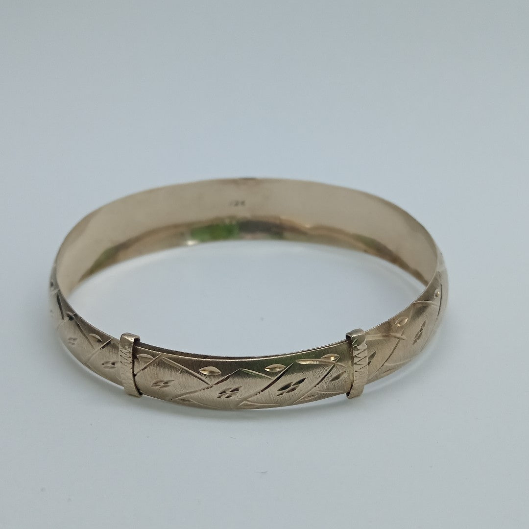 PULSERA RIGIDA ORO 8 K 9.6 GRMS (SEMINUEVO)