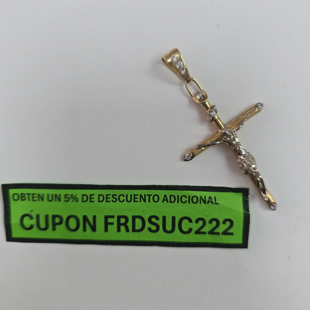 CRUCIFIJO ORO 10 K 3.3 GRMS (SEMINUEVO)