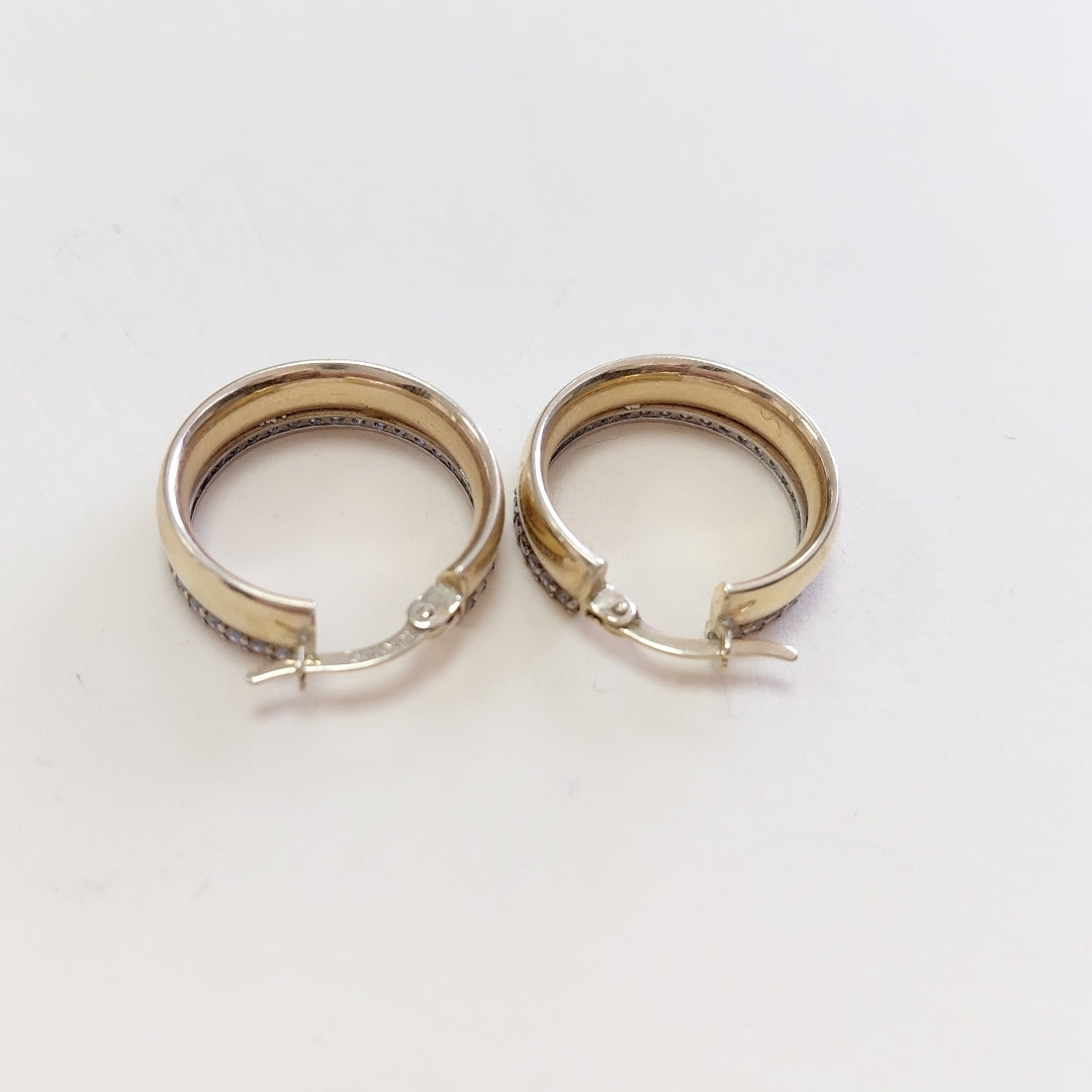 ARRACADAS PAR ORO, RODIADO 10 K 2.9 GRMS (SEMINUEVO)