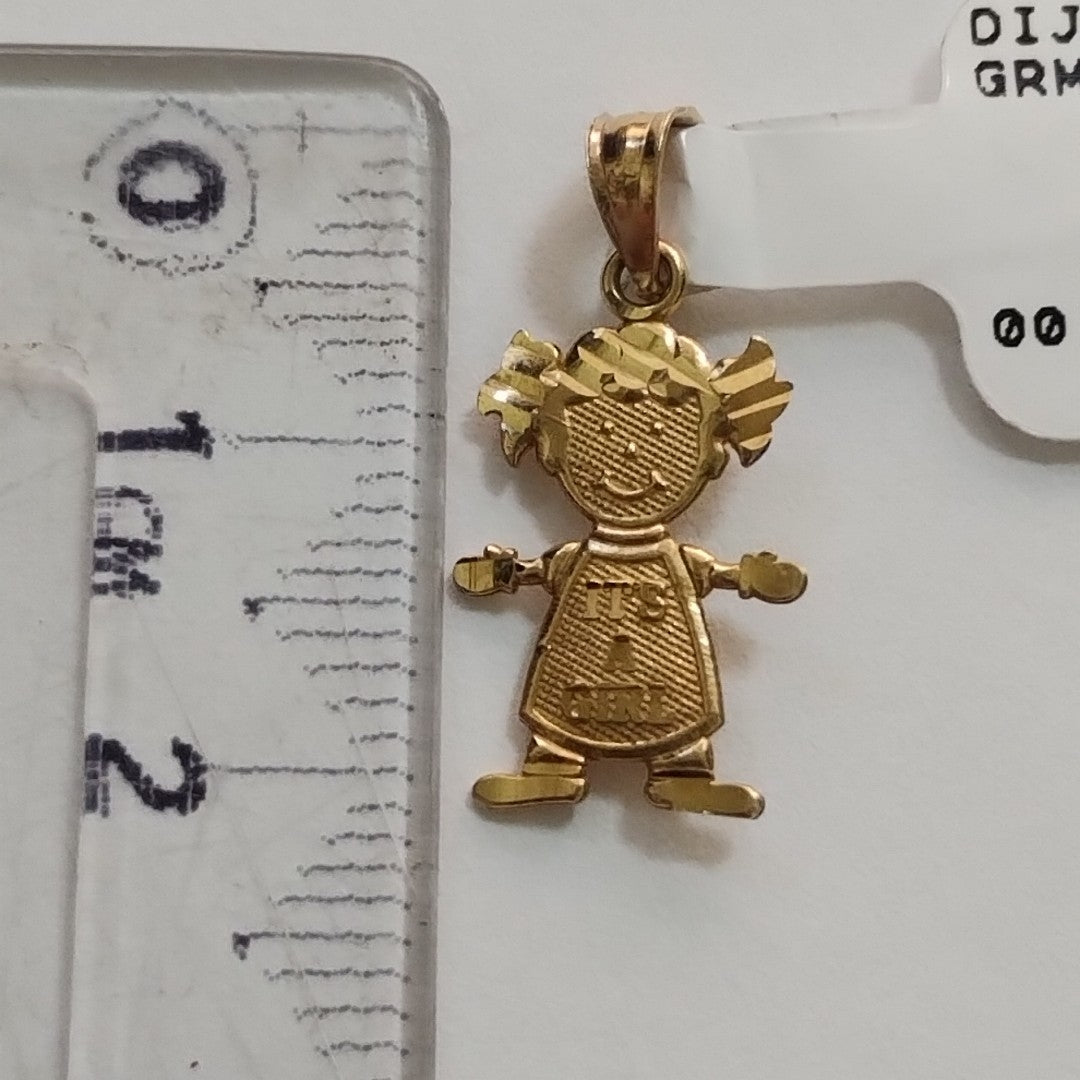 DIJE ORO 14 K 0.6 GRMS (SEMINUEVO)