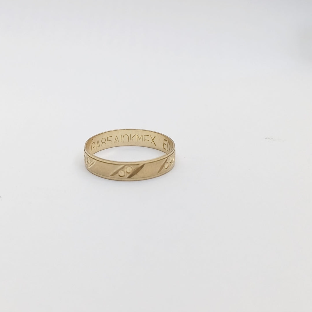 ARGOLLA ORO 10 K 0.9 GRMS (SEMINUEVO)