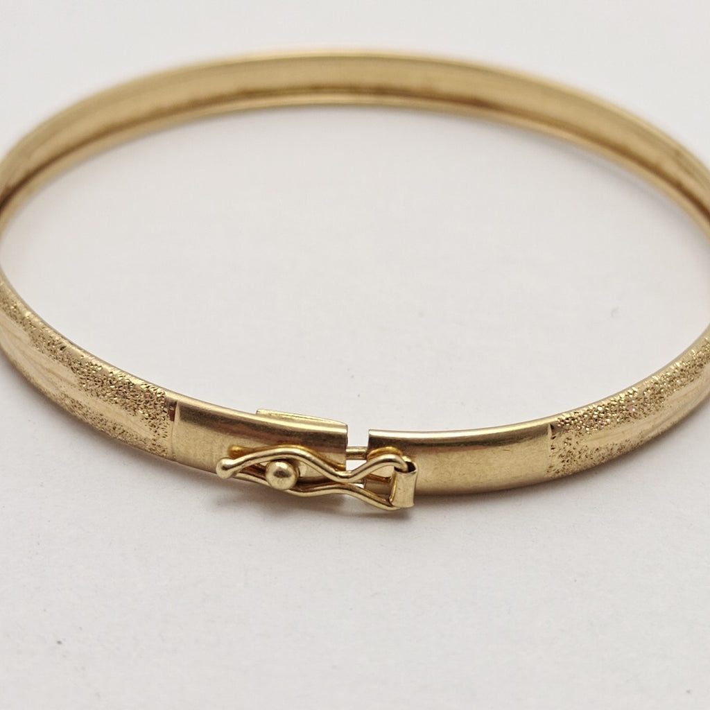 PULSERA RIGIDA ORO 14 K 3,10 GRMS (SEMINUEVO)