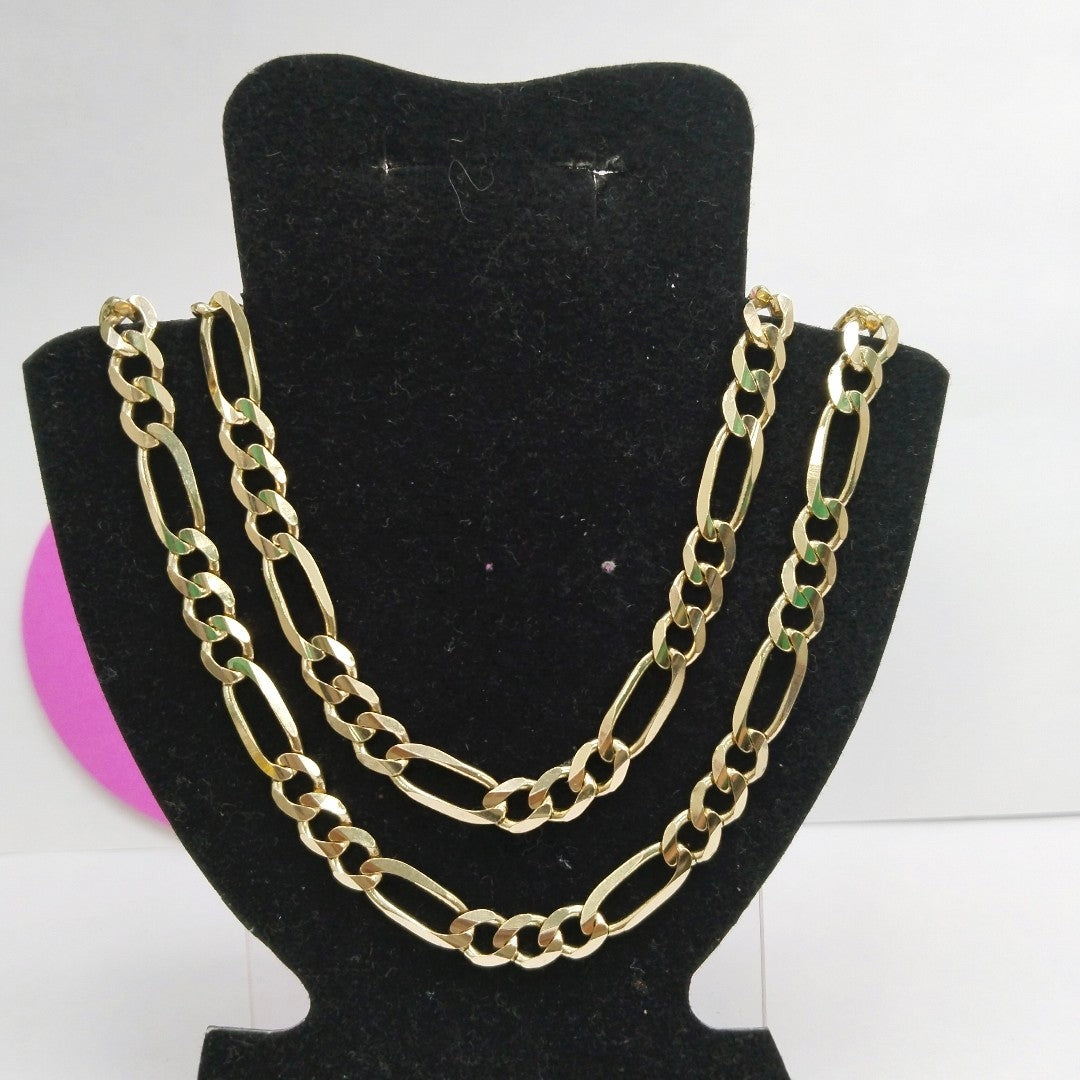 CADENA 3 X 1 24.91GR 55 CM 14K (NUEVO)