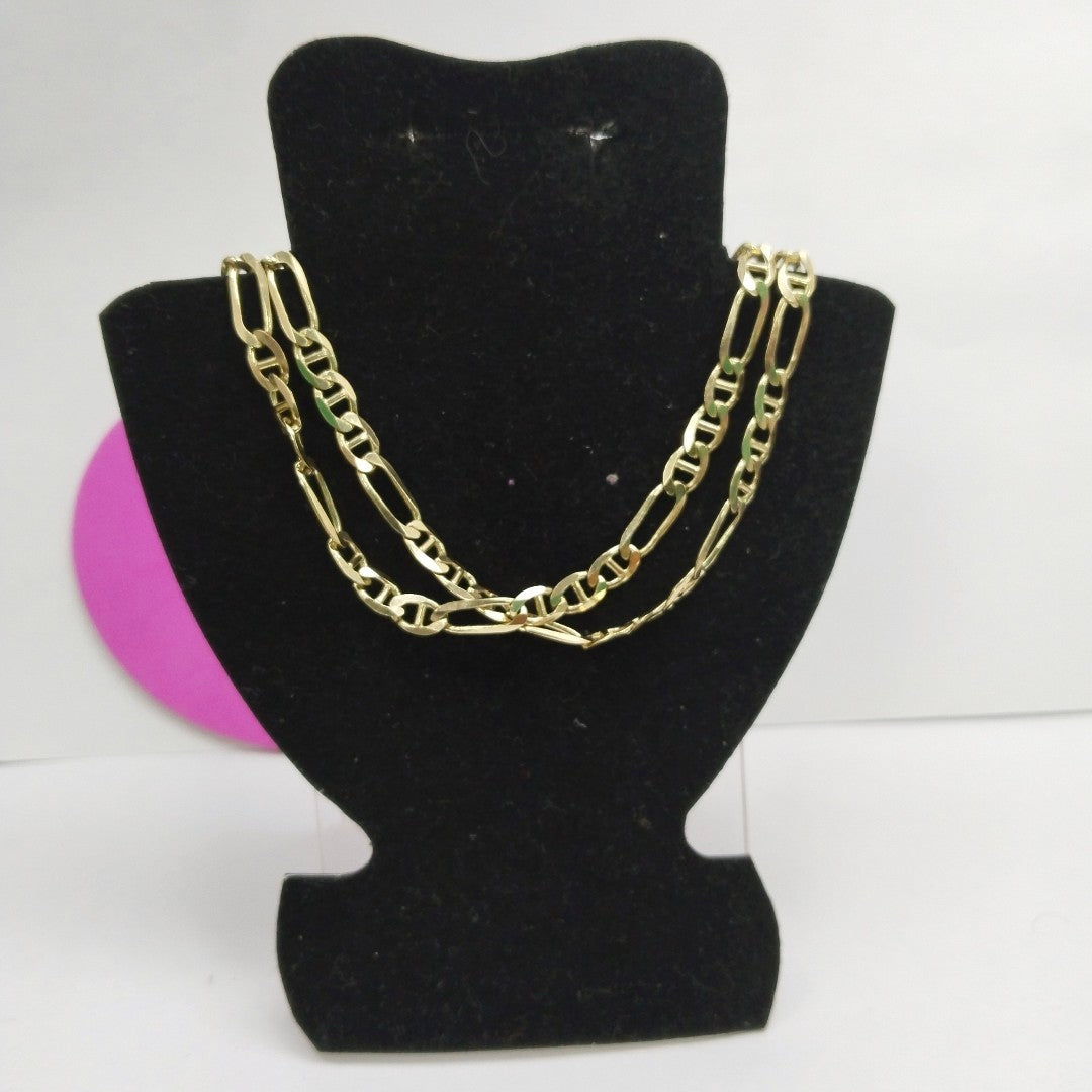 CADENA FIGARO 18.81GR 55 CM 14K (NUEVO)