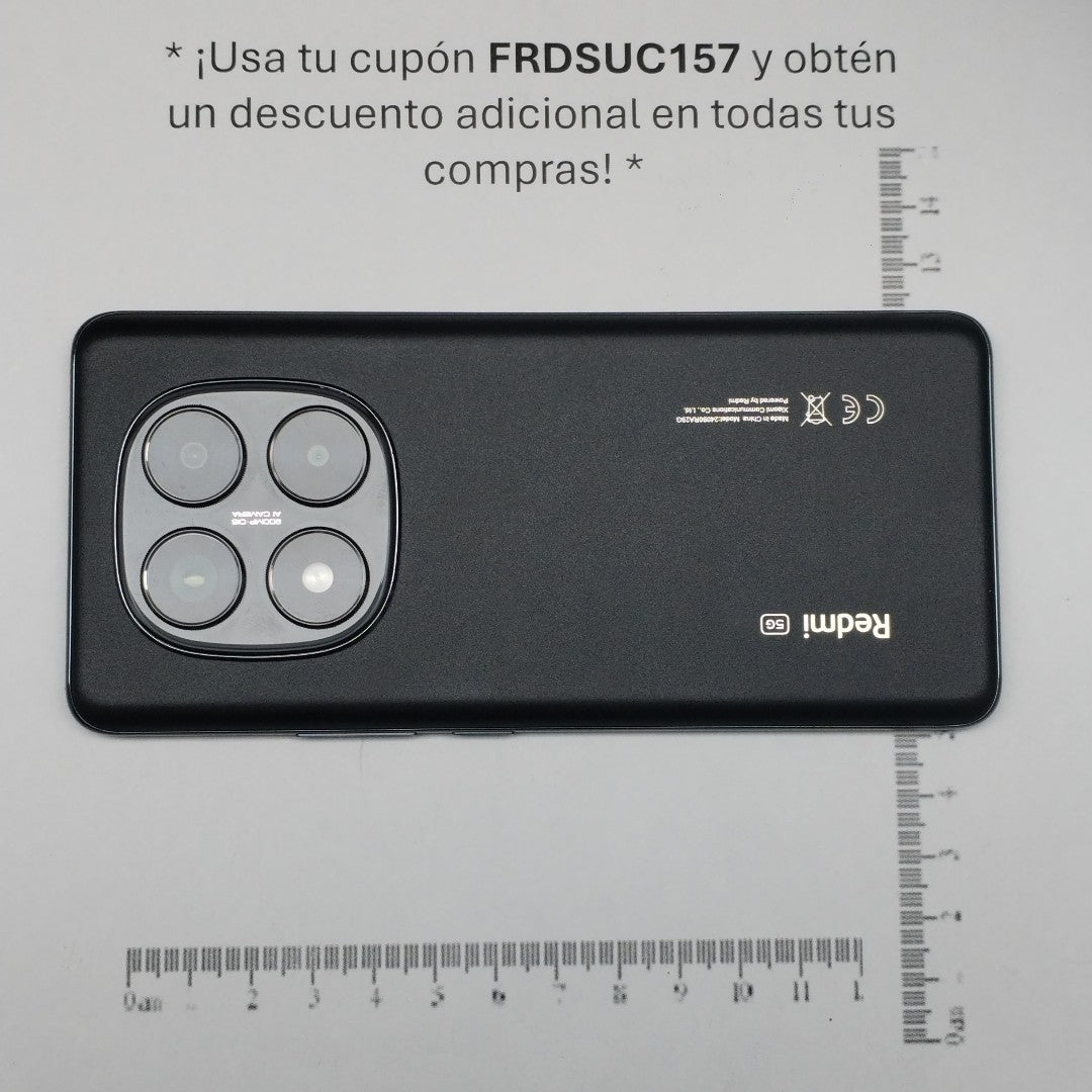 CELULAR XIAOMI REDMI NOTE 14 PRO 5G 24090RA29G (2025) 256 GB 8 GB RAM (SEMINUEVO)