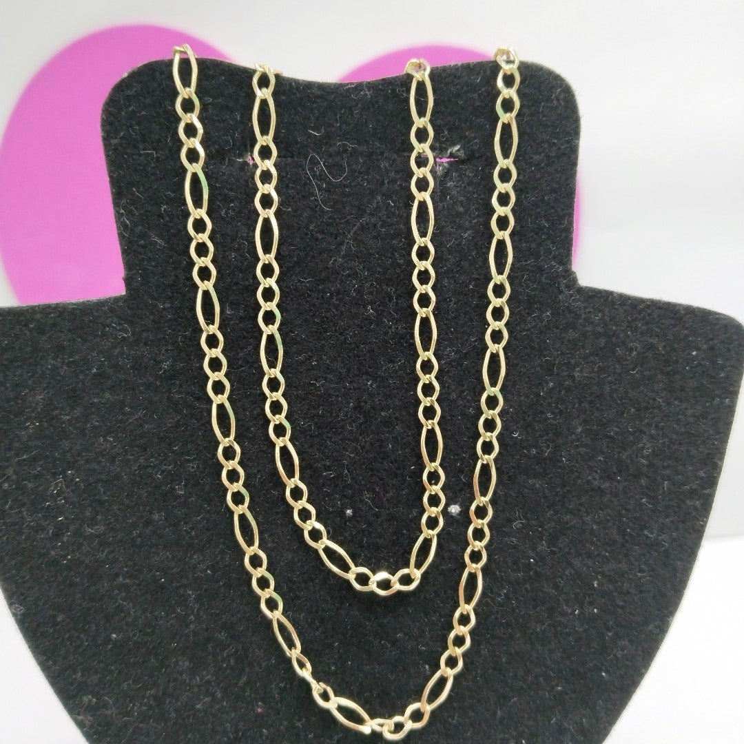 CADENA 3 X 1 5.21GR 60 CM 14K (NUEVO)