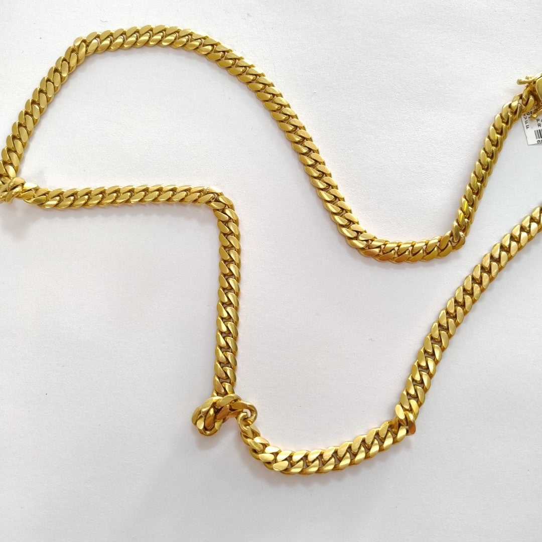 CADENA ORO 21 K 137,40 GRMS (SEMINUEVO)