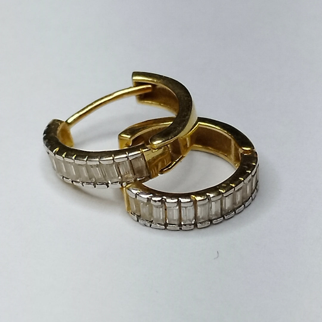 ARRACADAS PAR ORO 14 K 1,80 GRMS (SEMINUEVO)