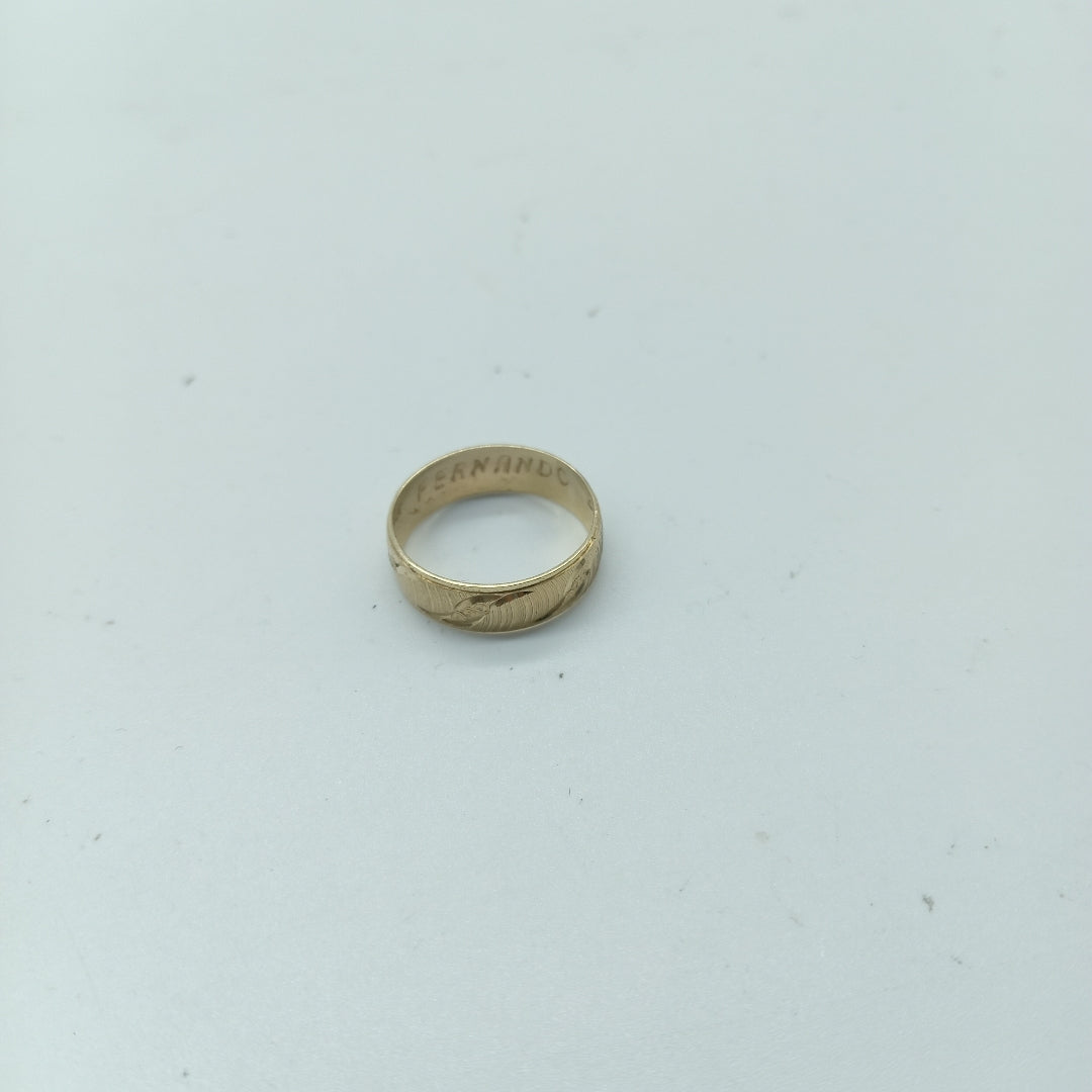 ARGOLLA ORO 10 K 1.3 GRMS (SEMINUEVO)